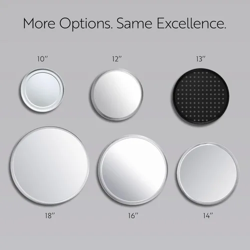 Miniatura 3 de Restaurantware Met Lux - Bandeja de cocina para pizza comercial de 10 pulgadas, 1 bandeja de cocina para pizza estilo cupé – Bandeja redonda