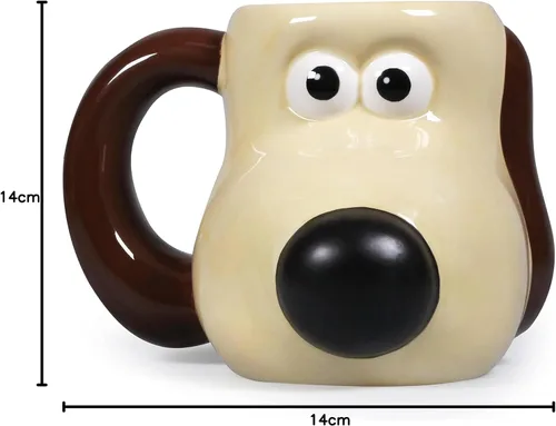 Miniatura 8 de Wallace and Gromit - Taza de café y té de cerámica 3D que cambia el calor, divertida taza grande para hombres, regalo novedoso