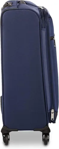 Miniatura 5 de Tienda Basics Maleta de equipaje giratoria de mano Softside con ruedas, Azul marino, 30 pulgadas