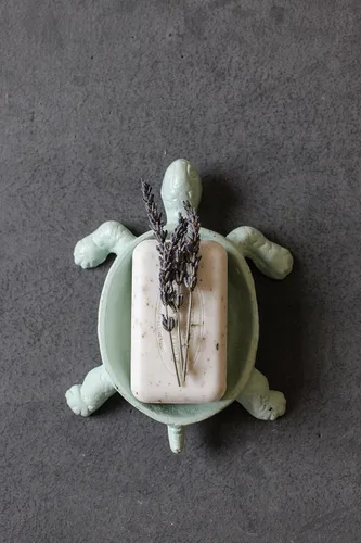 Miniatura 5 de Jabonera de tortuga de hierro fundido