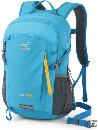 Miniatura 19 de SKYSPER Mochila pequeña para senderismo, 20L, mochila ligera de viaje para senderismo y día a día para mujeres y hombres Lantc20-celadongreen