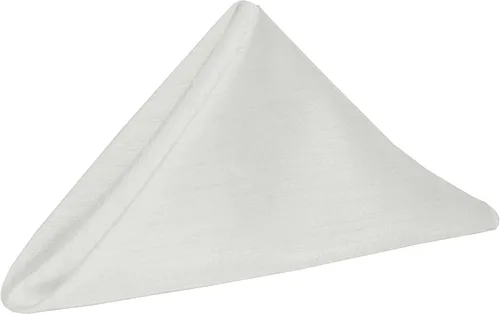 Miniatura 22 de Ultimate Textile Holiday Red Reversible Shantung Satin Cloth Dinner Napkins - 20" x 20" (Set of 24) Washable Polyester Cloth Napkins with Serged