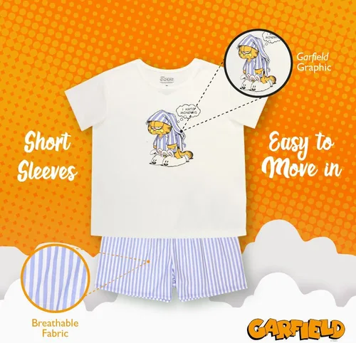 Miniatura 4 de Conjunto de pijama holgado de 2 piezas para niñas grandes