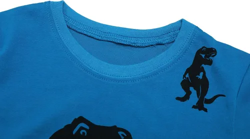Miniatura 5 de Conjunto de pijamas para niños, pijamas largos para niños pequeños, ropa de dormir de dinosaurio para niños pequeños