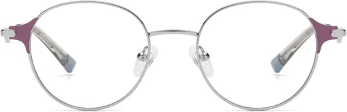Miniatura 8 de Cyxus Round Blue Light Blocking Glasses for Women Metal Frame UV Filtering Computer Glasses Clear Lens 8132