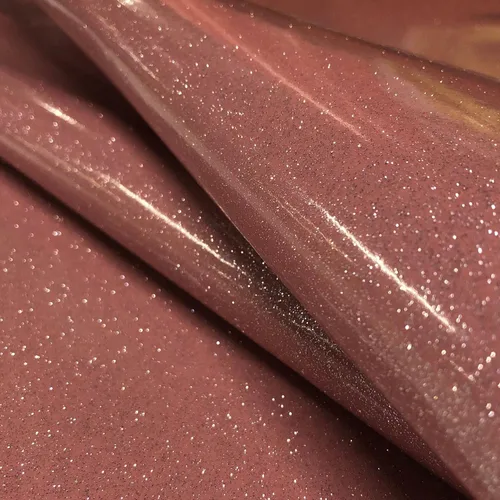 Miniatura 8 de Tela de vinilo brillante, hojas de piel sintética con purpurina suave, material brillante, ideal para hacer bolsas de tapicería, lazos para el pelo