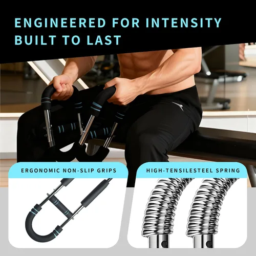 Miniatura 5 de Twister - Entrenador de brazo de 40 a 90 libras, equipo de entrenamiento de pecho portátil ajustable para hombres y mujeres, entrenamiento de fuerza