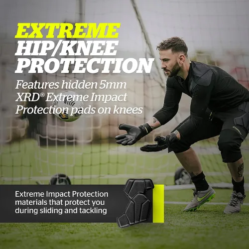 Miniatura 2 de Storelli ExoShield Goalkeeper 34 Pants, High-Impact Protection, Sweat-Wicking, UV-Resistant Athletic Bottoms for Soccer