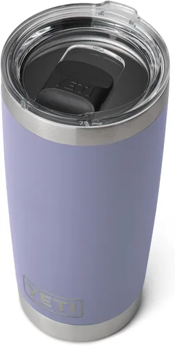 Miniatura 12 de YETI Rambler - Vaso de acero inoxidable con aislamiento al vacío de 20 onzas con tapa MagSlider Todo acero inoxidable