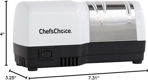 Miniatura 9 de Chef'sChoice - Afiladores de cuchillos híbridos para cuchillos de borde recto y dentado de 20 grados, combina afilado eléctrico y manual