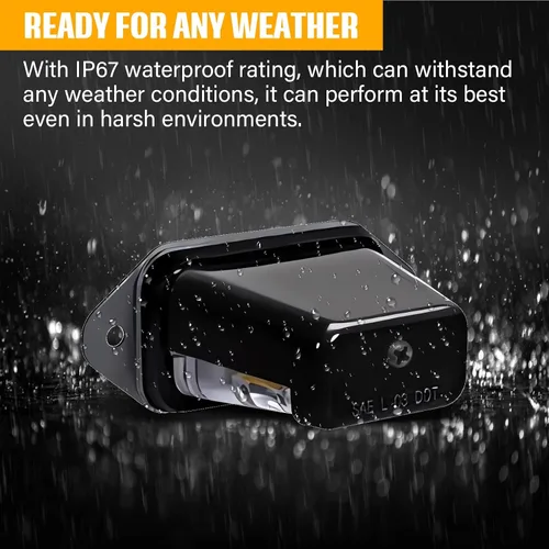 Miniatura 4 de Gonice Luz LED superbrillante para matrícula, 6-SMD, ajuste universal para camión, remolque, furgoneta, RV, SUV, barco, luz debajo del capó, cumple