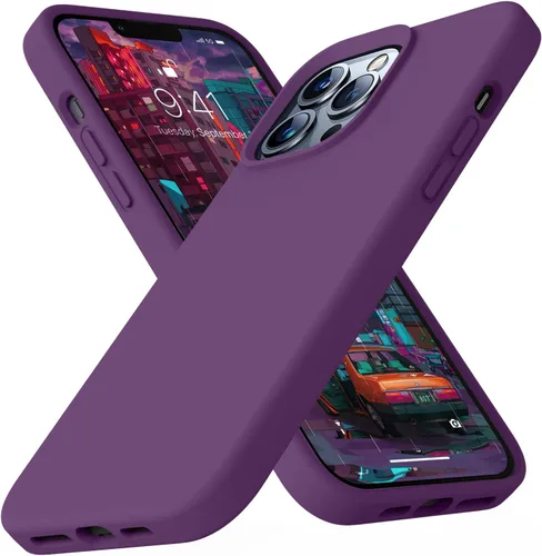 Miniatura 110 de Funda compatible con iPhone 13 de 6.1 pulgadas, de silicona líquida premium [forro de microfibra suave antiarañazos], goma de gel, protección Uva