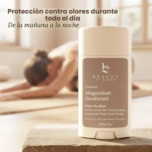 Miniatura 2 de Desodorante sin aluminio para mujeres, desodorante de magnesio natural fabricado en Estados Unidos con 55% de ingredientes orgánicos, sin