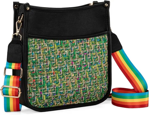 Miniatura 8 de Montana West Bolsos cruzados para mujer, bolsos de hombro tipo cubo
