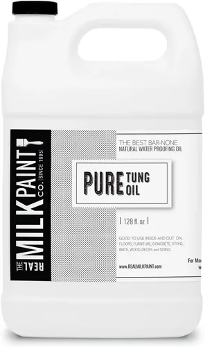 Miniatura 8 de Real Milk Paint, Aceite de Tung Puro para Acabado de Madera, Tablas de Cortar, Muebles de Exterior, Bloques de Carnicero, Pisos de Madera, Grado