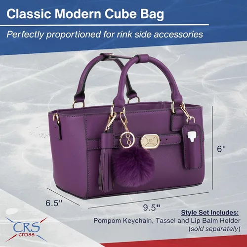 Miniatura 5 de CRS Cross Rink Side Tote. Ice Skating Accessory Bag-Figure Skating, Roller, Inline Skaters, Dance, Cheer.Organizes Guards Water Bottle Phone