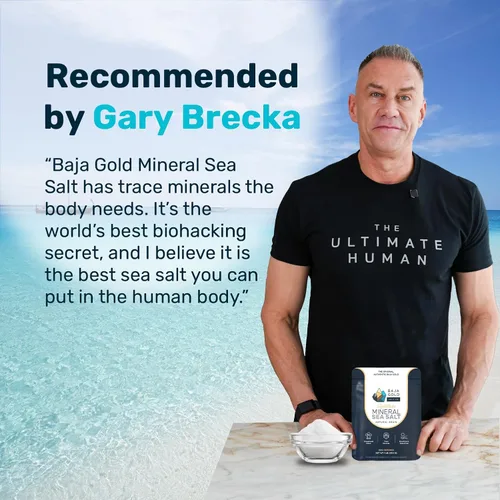 Miniatura 7 de Baja Gold Sal Marina Mineral - Recomendada por Gary Brecka - Sal de Grano Natural Orgánica para Cocinar y Hornear Auténtica Sal de Baja Ideal