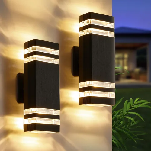 Miniatura 14 de LMP LED luz de pared cuadrada, luces al aire libre, cuerpo de aluminio impermeable, 3000k 5W con certificado ETL