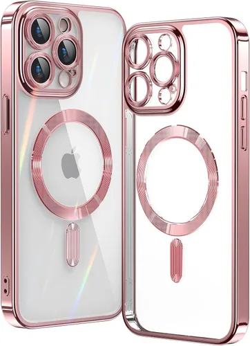 Miniatura 11 de Facbiny Funda para iPhone 14 Pro, compatible con MagSafe, protección completa de la cámara, funda magnética suave a prueba de golpes diseñada