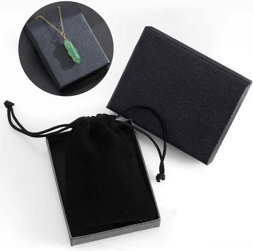 Miniatura 8 de VIBILIA Collar de Cristal Curativo con Envoltura de Alambre Piedra Punta de Amatista Natural Colgante Hexagonal Joyería de Cuarzo Reiki Espiritual