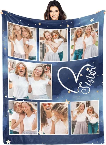 Miniatura 33 de envía al día siguiente, manta personalizada con texto en imagen, manta personalizada de foto, manta de franela personalizada, regalos personalizados