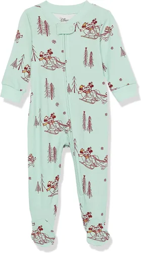 Miniatura 36 de Amazon Essentials Disney Marvel Star Wars - Pijama unisex de algodón con pies para bebés y niños pequeños, paquete múltiple