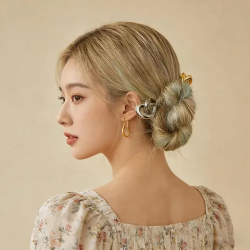 Miniatura 5 de 2 horquillas francesas para mujer, elegantes tenedores para recoger, moño, moño y torsión, accesorios para el cabello, regalos ideales para mujeres