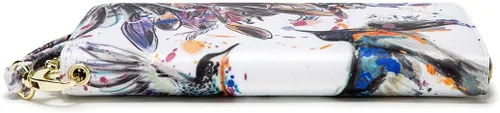 Miniatura 220 de Cartera de mano para mujer, estilo bohemio, con RFID, elegante, espaciosa con correa para viajes, capacidad para tarjetas, teléfono, dinero
