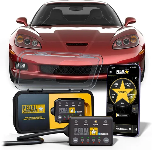 PEDAL COMMANDER Controlador de respuesta del acelerador para Chevrolet Corvette C6 2006-2013 Compatible con: Base, 427, Grand Sport, Z06, ZR1,