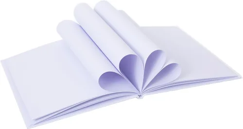 Miniatura 6 de Paquete de 6 libros en blanco de tapa dura, cuaderno de bocetos sin líneas de 6x8 pulgadas - 18 hojas/36 páginas cada uno, paquete a granel