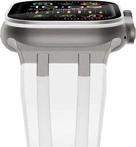 Miniatura 23 de NewWays AP - Correa de lujo para Apple Watch Ultra de 1.929 in 1.811 in 1.772 in 1.732 in 1.654 in 1.614 in 1.575 in 1.496 in para hombres