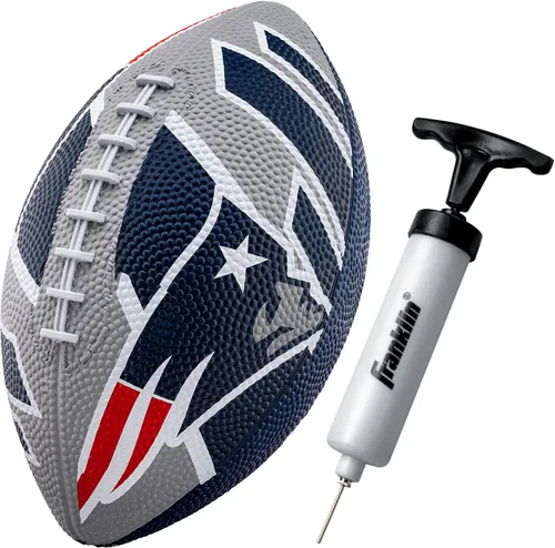 Miniatura 29 de Franklin Sports NFL Team Footballs - Rubber Youth Mini Balls for All Teams - Kids 8.5" Football + Air Pump Sets - Official NFL Licensed