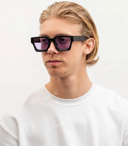 Miniatura 67 de AIEYEZO Gafas de sol cuadradas para mujeres y hombres, gafas de sol cuadradas con montura gruesa, estilo de diseñador simple