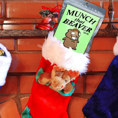 Miniatura 8 de Munch That Beaver Trail Mix - Ideas de regalo únicas para amigos, divertidos regalos de broma de castor para hombres y mujeres, rellenos