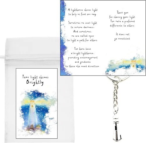 Miniatura 3 de Smiling Wisdom 20 regalos a granel Empleado ilumina un camino para otros tarjetas y regalo de faro 60 piezas personal del equipo maestros