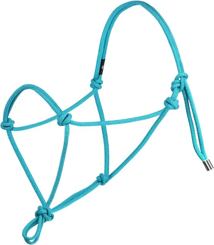 Miniatura 7 de Harrison Howard Cabestro de cuerda para caballos - Cabestro de entrenamiento súper resistente con 2 nudos de cuerda rígida de 1/4 pulgadas