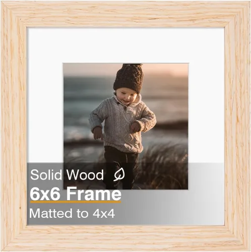 Miniatura 223 de KINLINK 3.5x5 Picture Frame, Ash Black Solid Wood Frame with Plexiglass for Table Top and Wall Mounting, Photo Frame for Horizontal or Vertical