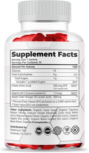 Miniatura 6 de Paquete de 3 gomitas Simpli Health ACV Keto, máxima fuerza