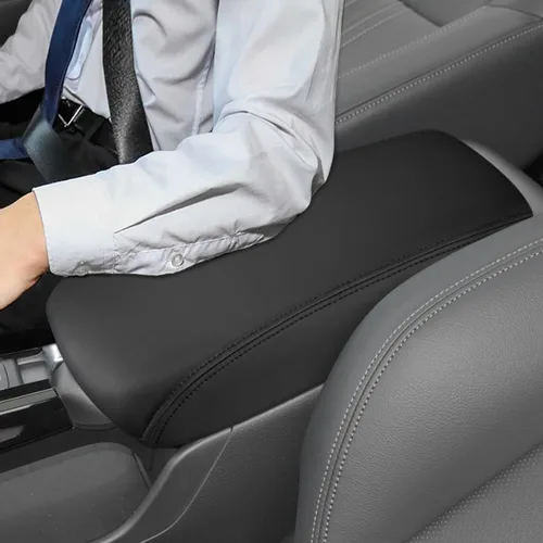Miniatura 3 de INTGET Funda de consola central para accesorios Honda HRV/HR-V 2026 2023 2024 2025 Funda protectora de tapa de caja de reposabrazos de cuero