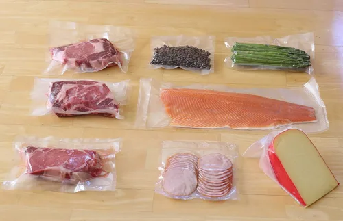 Miniatura 5 de Simple Houseware Bolsas selladoras al vacío de 8" x 16' Sous Vide Roll, paquete de 3
