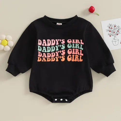Miniatura 3 de Ropa de bebé para niña con cuello redondo, sudadera de manga larga, ropa de invierno