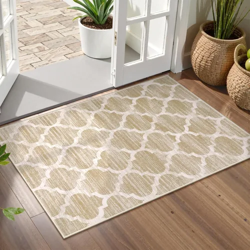 Miniatura 10 de Lahome Alfombra marroquí para pasillo – Alfombra antideslizante lavable de 2 x 6 pies con parte trasera de goma, suave y no desprende pelo, alfombra