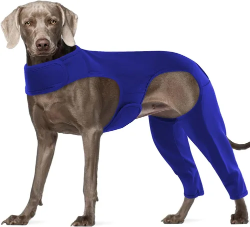 Miniatura 25 de ROZKITCH Manga para Pata Trasera de Perro para Pata Derecha e Izquierda, Protector de Codo Ajustable para Mascotas que Previene Lamer Heridas, Manga