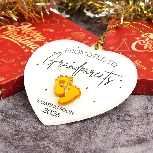 Miniatura 9 de Adornos de Navidad Familiares 2025, Nuestro Primer Adorno de Navidad como Familia de 3, Adorno de Árbol de Navidad, Adornos de Primer Navidad