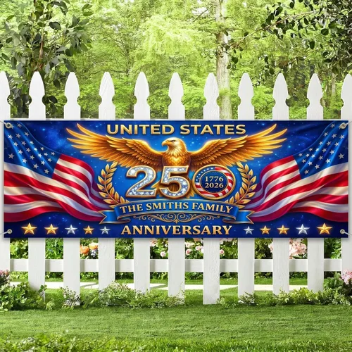 Miniatura 8 de Love Signal Bandera de Estados Unidos personalizada con el 250 aniversario, bandera estadounidense personalizada con imagen, decoración patriótica