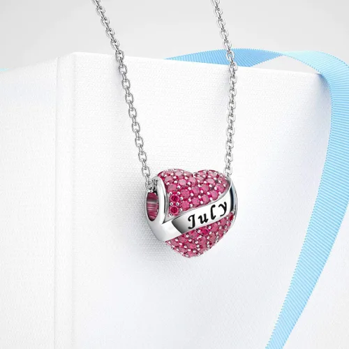 Miniatura 4 de Abalorio Dalaran de plata de ley 925 con forma de corazón, para brazalete, feliz cumpleaños, para mujer