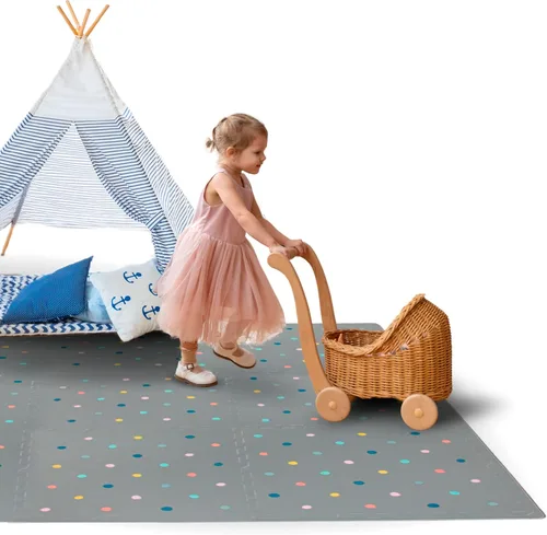 Tapete de juego suave no tóxico para bebés XXL, tapete de juego para niños pequeños, tapete de juego colorido de rompecabezas, tapetes de espuma de