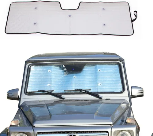Parasol para parabrisas compatible con Mercedes Benz Clase G AMG Wagon Cross Country SUV W463 G350 G400 G500 G500 G55 G63 G65 G800 2004-2018