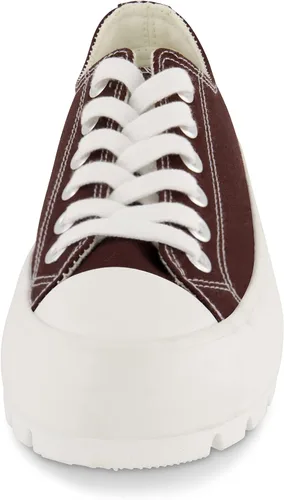 Miniatura 3 de CUSHIONAIRE Zapatillas de lona Vasco Low Top para mujer + espuma viscoelástica