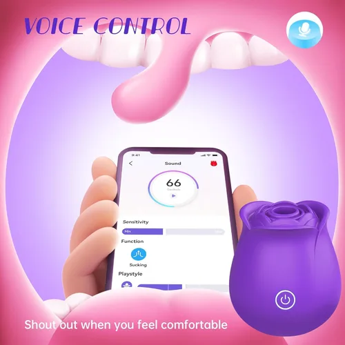 Miniatura 5 de Allovü - Juguete sexual de rosa 2 en 1 con 9 modos de succión, juguetes sexuales para adultos y juegos para estimulador anal del punto G